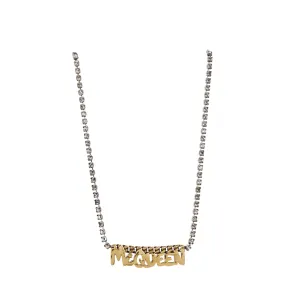 Alexander McQueen Women 's Colliers en métal argent / or