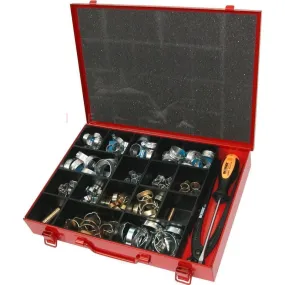 Kelfort boîte d'assortiment tuyau + colliers (2 oreilles)